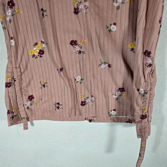 BTween Girls Shirt Pink, floral, Size 10 3/4 Sleeve medium - Picture 3 of 11